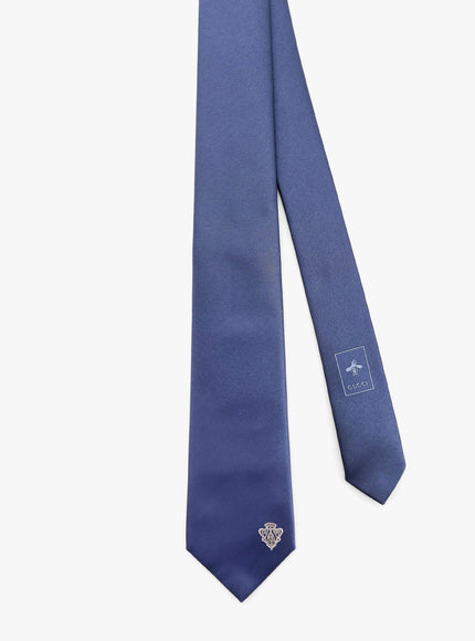 Gucci Silk Tie With Lord Detail