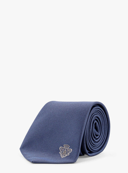 Gucci Silk Tie With Lord Detail Uni Blu
