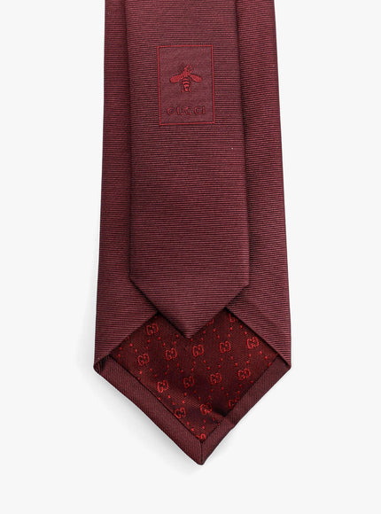 Gucci Silk Tie With Lord Detail