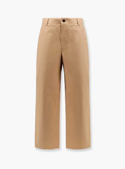 Gucci Cotton Trouser With Web Detail One Color