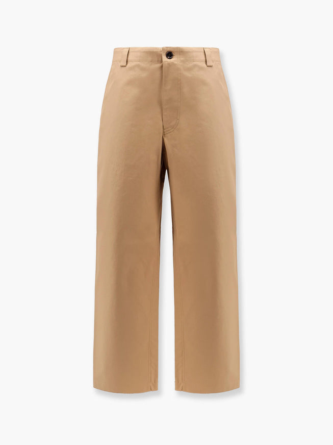Gucci Cotton Trouser With Web Detail One Color