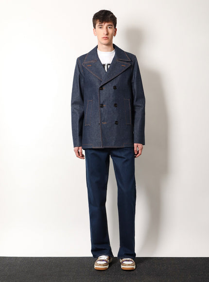 Gucci Cotton Jeans With Back Floral Print