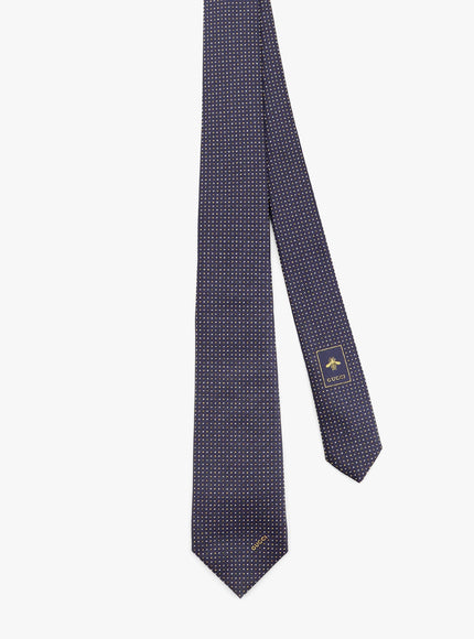 Gucci Silk Tie With Gudots Motif