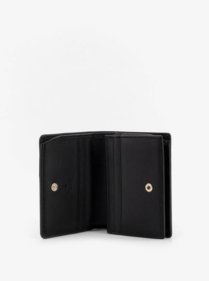 Gucci Gg Supreme Fabric And Leather Wallet