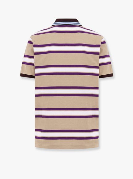 Gucci Striped Cotton Polo Shirt