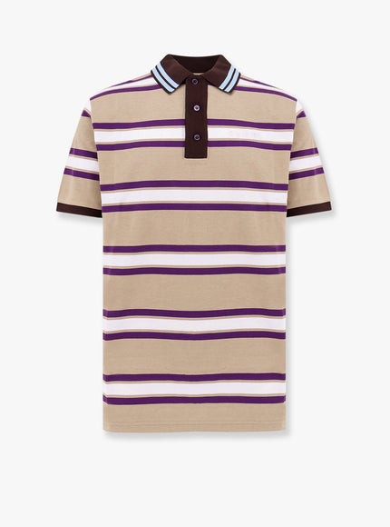 Gucci Striped Cotton Polo Shirt One Color