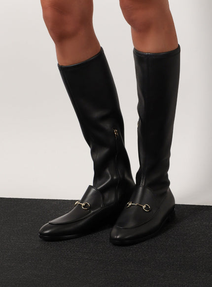 Gucci Jordaan Leather Boots