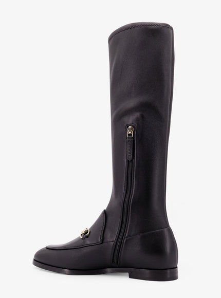 Gucci Jordaan Leather Boots