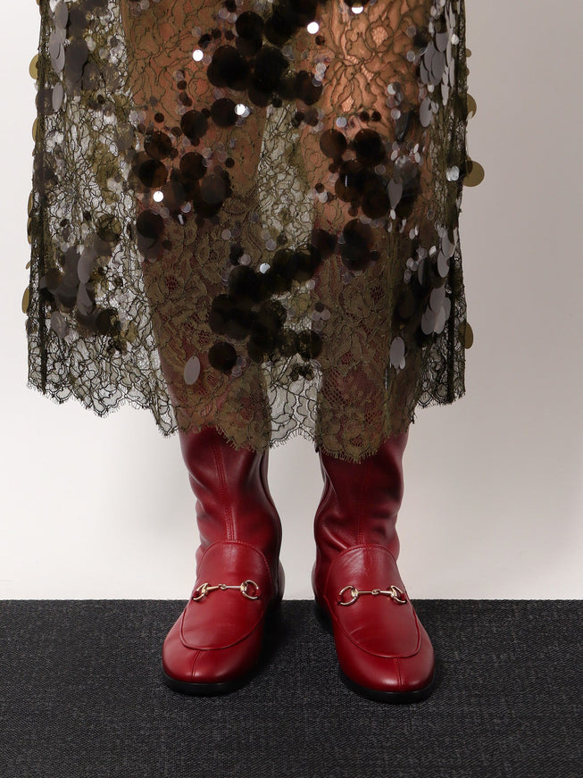 Gucci Jordaan Leather Boots