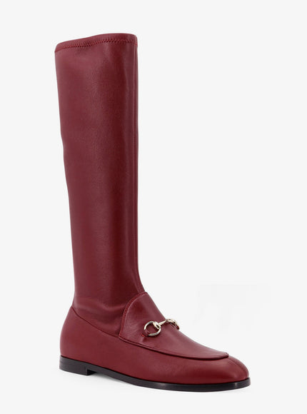 Gucci Jordaan Leather Boots
