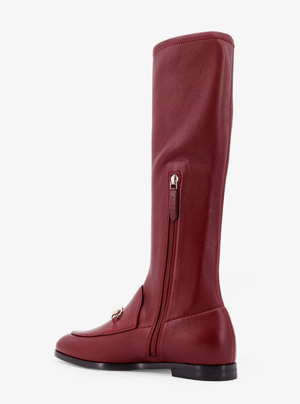 Gucci Jordaan Leather Boots