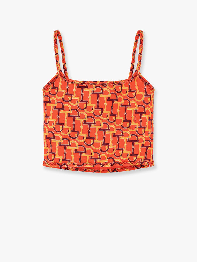 Gucci Cotton Top With Iconic Horsebit Motif