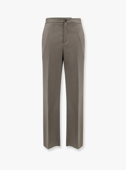 Hevo Torrechianca Virgin Wool Trousers Verde Scuro