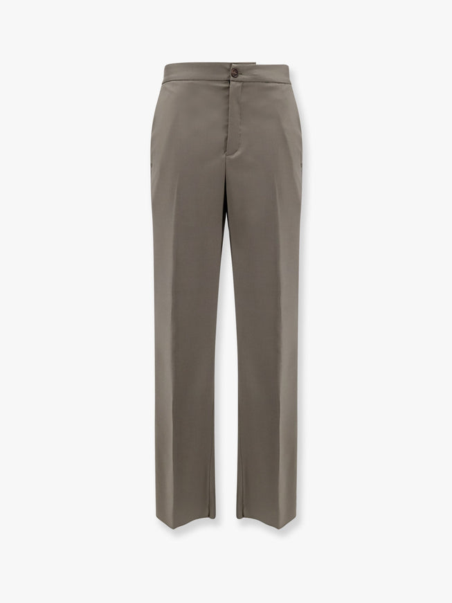 Hevo Torrechianca Virgin Wool Trousers Verde Scuro