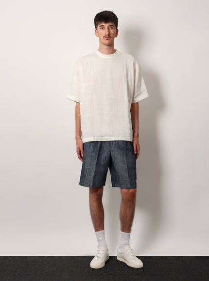 Hevo Torrelapillo Denim Bermuda Shorts