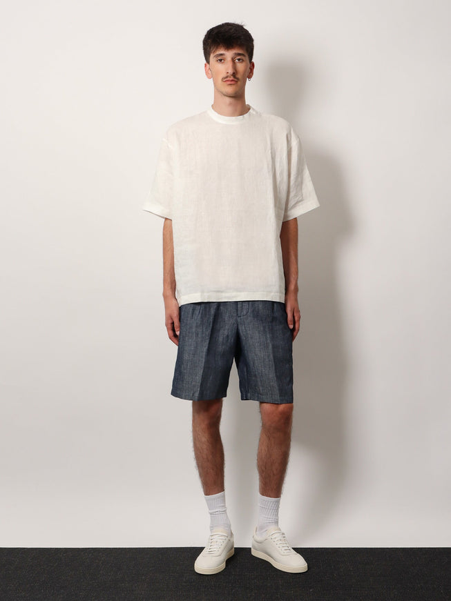Hevo Torrelapillo Denim Bermuda Shorts