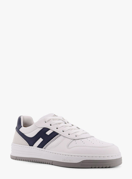Hogan H630 Leather Sneakers With Contrasting Monogram