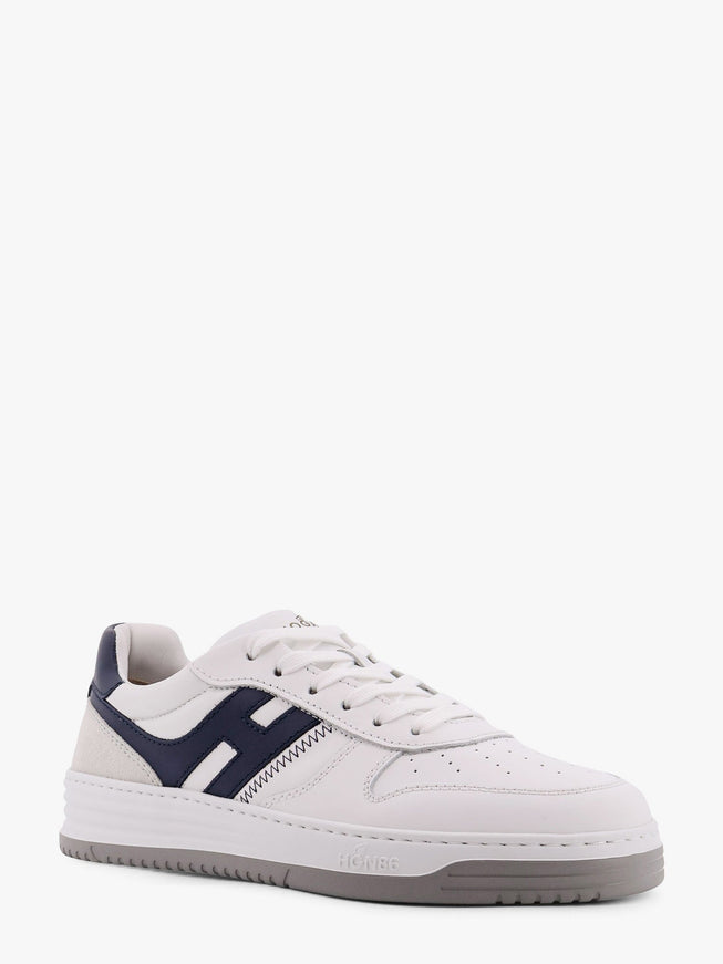 Hogan H630 Leather Sneakers With Contrasting Monogram