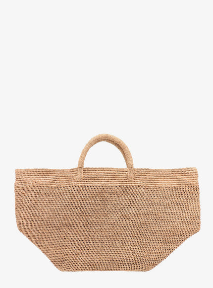 Ibeliv Vanilla Raffia Handbag