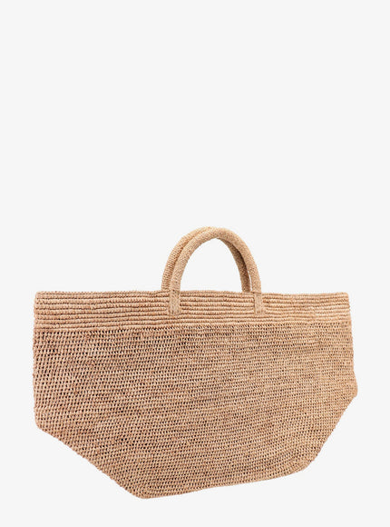 Ibeliv Vanilla Raffia Handbag