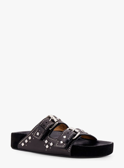 Isabel Marant Leather Sandals With All-Over Stud Detail