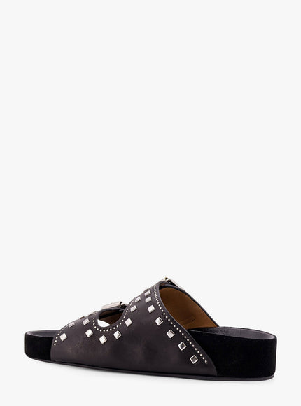 Isabel Marant Leather Sandals With All-Over Stud Detail