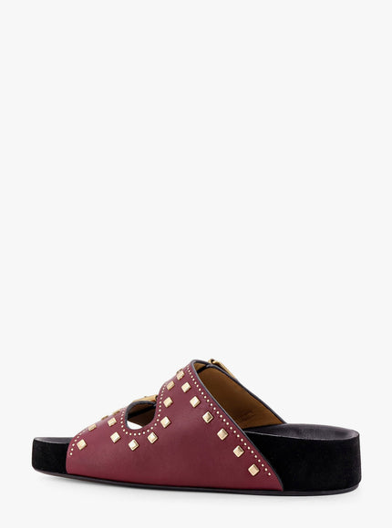 Isabel Marant Leather Sandals With All-Over Stud Detail