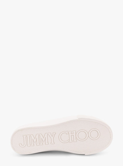 Jimmy Choo Palma Maxi Low-Top Canvas Sneakers With Plateau