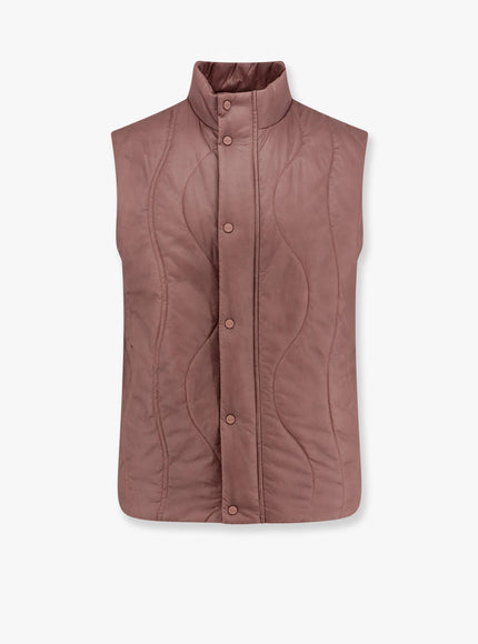 Laminar Laminar Padded And Quilted Sleeveless Jacket Rosa