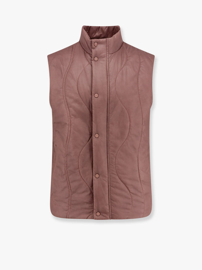 Laminar Laminar Padded And Quilted Sleeveless Jacket Rosa