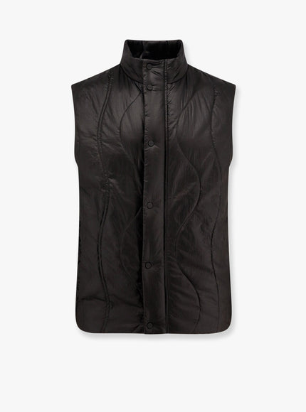 Laminar Laminar Padded And Quilted Sleeveless Jacket Nero