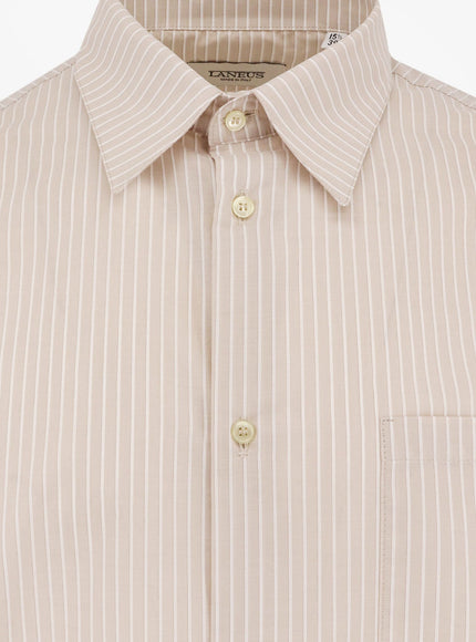 Laneus Cotton Striped Shirt