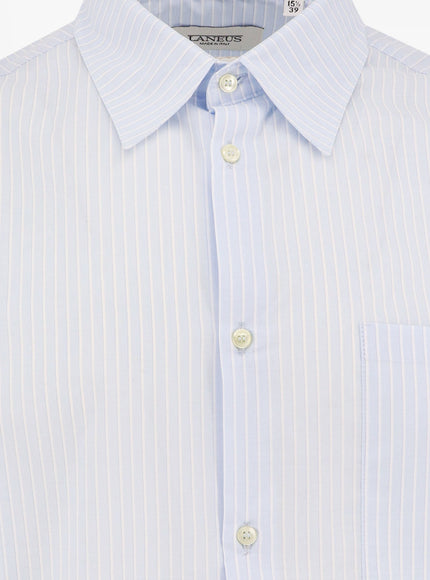 Laneus Cotton Striped Shirt