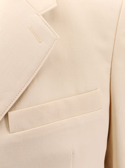 Lemaire Single-Breasted Wool And Viscose Blazer