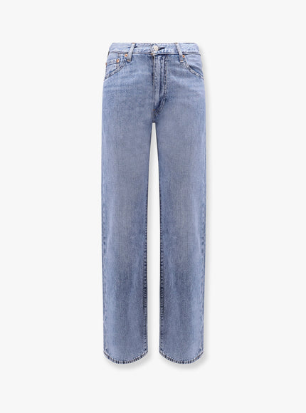 Levi's 555 Cotton And Linen Trouser Blu