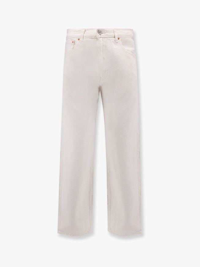 Levi's 555 Cotton And Linen Trouser Bianco