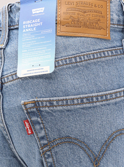 Levi's Ribcage Straight Ankle Stretch Denim Jeans