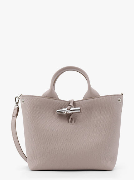 Longchamp Paris Le Roseau Leather Shoulder Bag Uni Beige