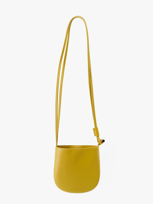 Longchamp Paris Le Roseau Leather Shoulder Bag With Bamboo Detail