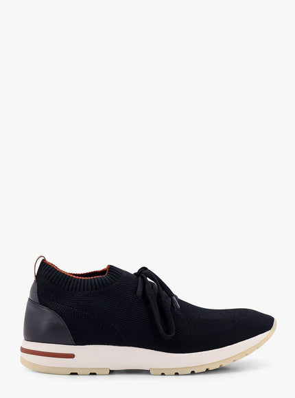 Loro Piana Ribbed Wool 360 Lp Flexy Walk Sneakers Nero