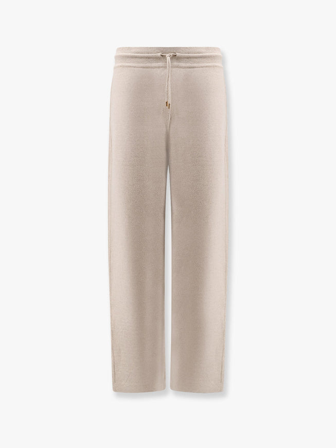 Loro Piana Brienno Hemp, Cashmere And Cotton Jogger Trouser Beige