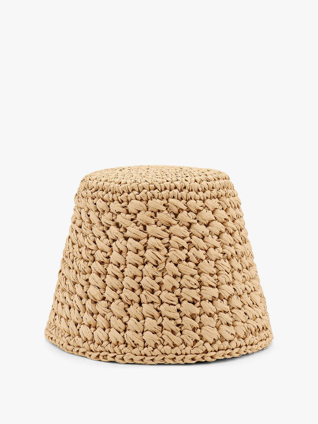 Loro Piana Jasmine Rafia Cloche Hat