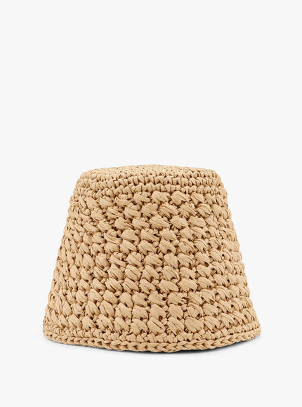 Loro Piana Jasmine Rafia Cloche Hat