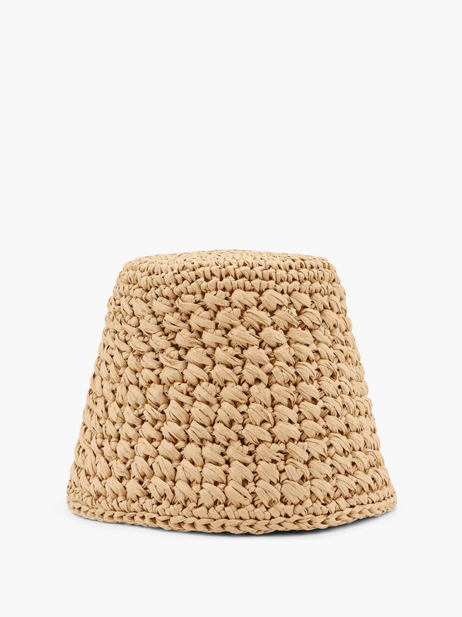 Loro Piana Jasmine Rafia Cloche Hat