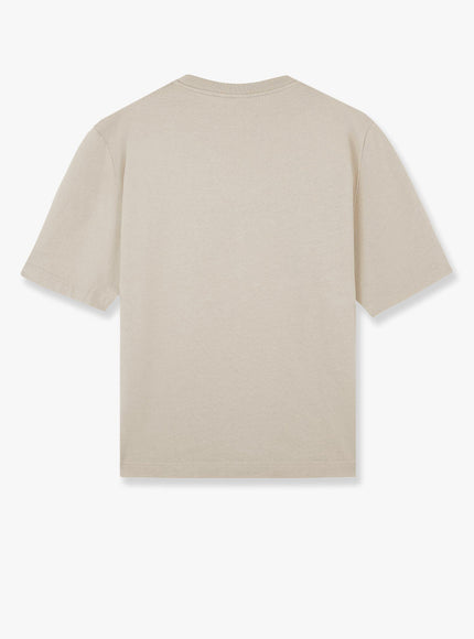 Maison Kitsune Cotton T-Shirt With Iconic Logo Patch