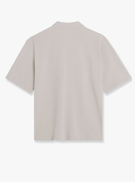 Maison Kitsune Cotton Polo Shirt With Bold Fox Head Patch