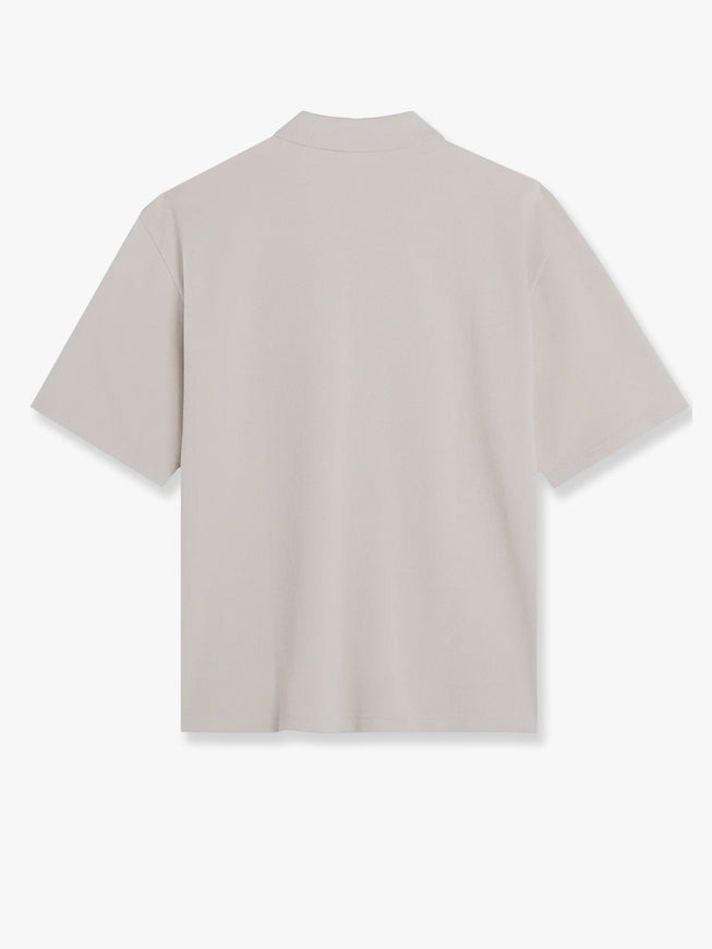 Maison Kitsune Cotton Polo Shirt With Bold Fox Head Patch