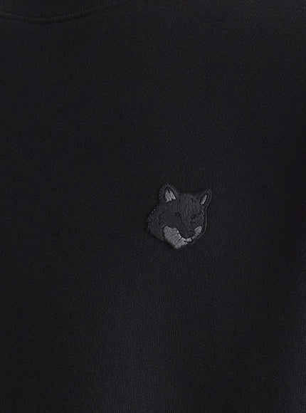 Maison Kitsune Cotton Sweatshirt With Bold Fox Head Patch