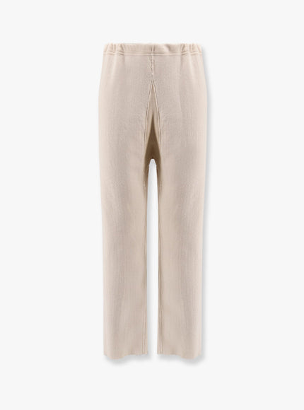 Maison Margiela Cotton Jogger Trousers Bianco