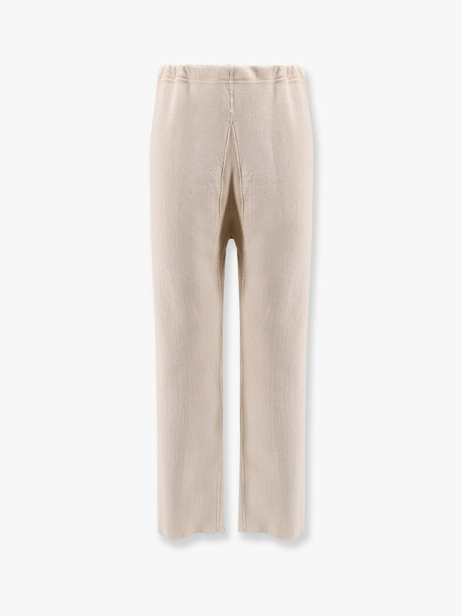 Maison Margiela Cotton Jogger Trousers Bianco